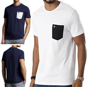 Lyle & Scott Mens T Shirts Short Sleeve Pocket Logo Crew Neck Casual Summer Tee