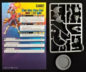Marvel Crisis Protocol Gambit with Rules Card + Base, NO Tokens or Tactic Cards - Picture 1 of 3
