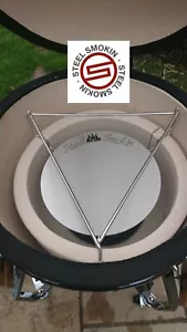 Aldi kamado heat deflector 29cm Stainless Steel 5mm Thick. Low & Slow Indirect. - Picture 1 of 5