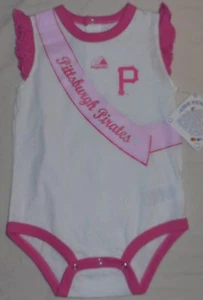 PITTSBURGH PIRATES MLB GENUINE MERCHANDISE PINK JUMPER TODDLER 18 24 MOS. NWT - Picture 1 of 1