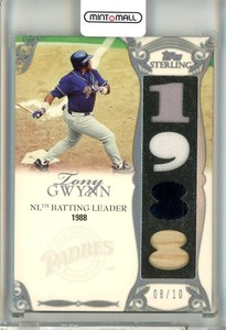 2006 Topps Sterling Baseball  Tony Gwynn Batting Titles 1988 08/10