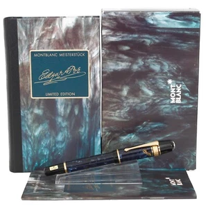 NEVER INKED 1998 MONTBLANC EDGAR ALLAN POE WRITER'S SERIES FOUNTAIN PEN - Picture 1 of 12