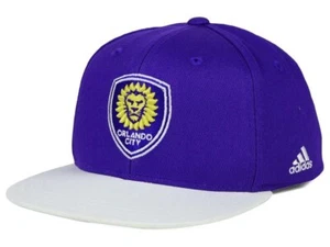 Orlando City SC adidas MLS Kids Goalie Snapback Cap Purple Hat Youth Boys Sz 4-7 - Picture 1 of 7