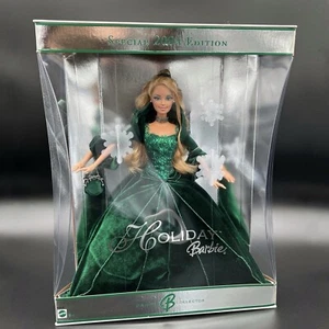 2004 Mattel Barbie Doll Holiday Special Edition Emerald Green Gown B5848 NRFB - Picture 1 of 16