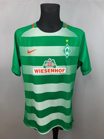 WERDER BREMEN 2016 2017 HOME SHIRT PLAYER ISSUE FOOTBALL SOCCER JERSEY SIZE XL Cover
