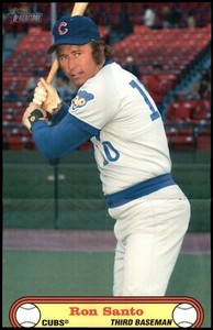 2021 Heritage High Number 1972 Posters Boxloader #PB-5 Ron Santo - Chicago Cubs