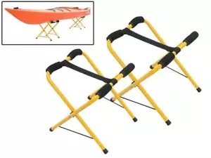 Kayak Stands Trestle Support 54KG 1 Pair (Canoe Storage Folding) - Picture 1 of 2