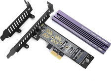 ELUTENG Pcie Nvme Adapter with Aluminum Heatsink M.2 Pcie Adapter Supports Pci