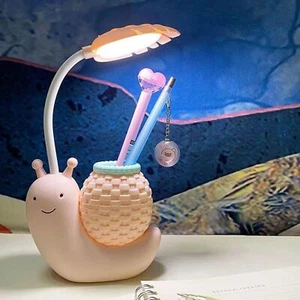 Cute Desk Lamp,Childrens Led Night Light, Portable Foldable Rechargeable Anim... - Picture 1 of 7