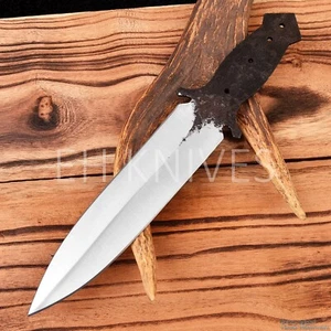12 INCH CUSTOM HAND FORGED 1095 CARBON STEEL DAGGER EDC BLANK BLADE KNIFE 3233 - Picture 1 of 5