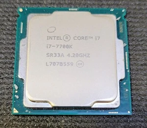 Intel Core i7-7700K SR33A 4.20GHz Quad-Core CPU LGA1151 Socket H4 - Used Pull - Picture 1 of 1