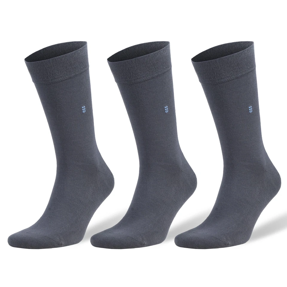 Calcetines de vestir de bambú para hombre sin costuras premium calcetines de tripulación zapatos talla 8 a 11,5 Foto 1 de 1