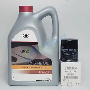 ORIGINAL MITSUBISHI OUTLANDER PHEV ÖLFILTER & TOYOTA 0W20 ÖLKIT 2014 BIS 2018 - Bild 1 von 3