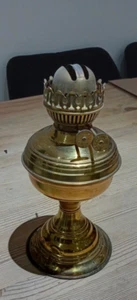 Veritas vintage oil lamp with twin duplex burner with snuffer 11 inches high - Picture 1 of 4