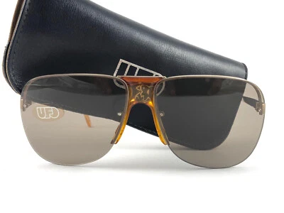 NUEVAS GAFAS DE SOL VINTAGE SAFILO UFO 501 MARCO ÁMBAR HECHAS EN ITALIA AÑOS 80 Foto 1 de 4