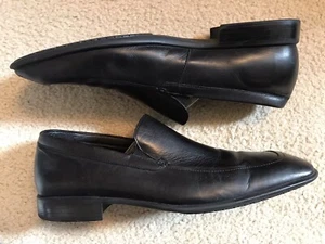 Herren Donald Pliner schwarz weiches Leder Halbschuhe Gr. 14 klassischer Stil - Bild 1 von 8