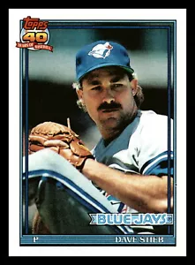 1991 Topps Dave Stieb  #32 Toronto Blue Jays Centered Mint - Picture 1 of 2