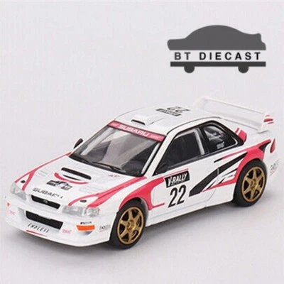 MINI GT SUBARU IMPREZA WRC 98 1999 RALLY TOUR DE CORSE #22 1/64 BLANCO MGT00564 Foto 1 de 3