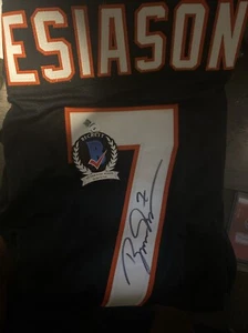 Cincinnati Bengals Boomer Esiason Autographed Pro Style Jersey BECKETT Authen... - Picture 1 of 2