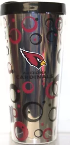 NFL 22-Ounce Metallic Look Travel Tumbler with Lid - Picture 1 of 24