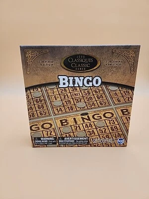 Classic Games Wood Bingo Set 2-18 Players New Sealed Box - Image 1 of 4