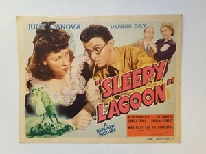 SLEEPY LAGOON Set of Eight Original Theatrical Lobby Cards - Picture 1 of 8
