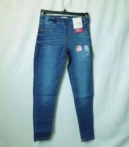 Girls SO Mid-Rise Ultimate Stretch Dark Blue Jeggings Adjust. Waist Size 12 - Picture 1 of 5