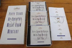 FIFTY YEARS OF COUNTRY MUSIC FROM MERCURY (3 CD BOX SET) **DISCS NEAR MINT** - Picture 1 of 6
