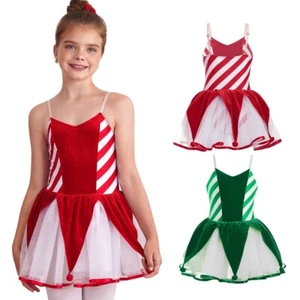 Lindo Disfraz de Papá Noel Csoplay Escenario Actuación Navidad Navidad Niños Niñas - Imagen 1 de 30