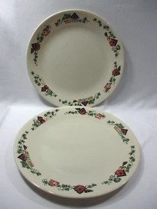 Lote de 2 - Platos de Cena Corelle 10.25" - Jardín Hogar Pajarera - Imagen 1 de 5