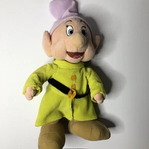 Disney Dopey Plüsch Schneewittchen und die sieben Zwerge klein 13 Zoll Pixar Vintage - Bild 1 von 8