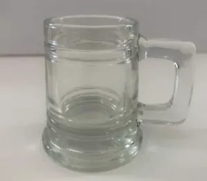 Vintage Clear Shot Glass Mug - Picture 1 of 1