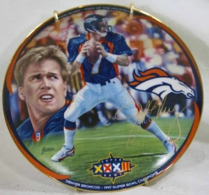 John Elway/Denver Broncos Collector Plate - 1997 Super Bowl Champions - Picture 1 of 1