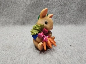 Danbury Mint Rabbit Christmas Baby Animals Ornaments - Picture 1 of 5
