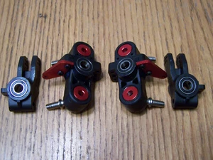 Bloque de dirección delantero Arrma 1/7 V2 infracción nudillos verticales traseros rosca gruesa - Imagen 1 de 4