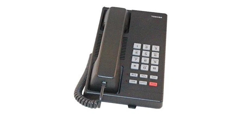 Fully Refurbished Toshiba DKT-2001 Single Line Digital Phone (Charcoal) - Image 1 of 1