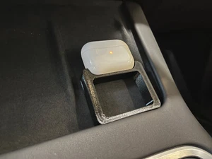 Wireless Charging Dock Adapter for Airpod Pro in Tesla Model 3 & Y - Black - Picture 1 of 9