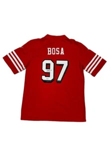 FOOTBALL JERSEY NICK BOSA SIGNED AUTOGRAPHED SIZE M BAS AUTHENTICATION - Picture 1 of 8
