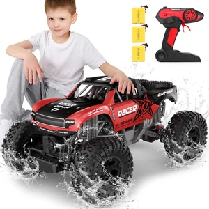 RC Trucks Offroad Waterproof Large Amphibious Remote Control Car Dual Motors 4X4 - Picture 1 of 11