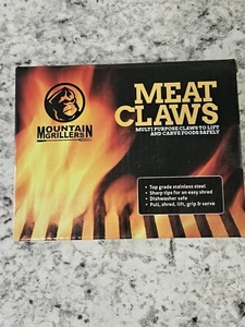 Mountain Grillers Stainless Steal Meat Claws For Shredding Meats Pulled Pork BBQ - Picture 1 of 3