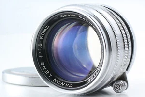 [Exc+4 con tapa Canon] Lente Canon 50mm f/1.8 Leica Screw Mount L39 LTM de JAPÓN - Imagen 1 de 8