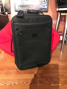 Jack George Aktentasche schwarz genarbtes Leder Koffer Gepäck Handgepäck - Bild 1 von 12