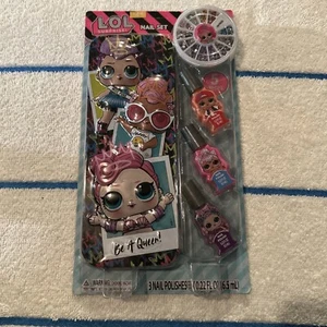 Lol Surprise 5pc Nail Polish, Diamonds, Tin Set "Be A Queen"~New - Picture 1 of 2
