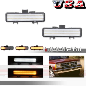 Clear Switchback LED Front Paking Signal Lamp FOR 83-94 Chevy Blazer & 82-93 S10 - Picture 1 of 11