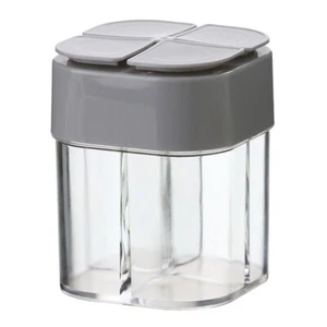 4 in1 Seasoning Jar 4 Compartment Spice Storage Box Kitchen Organisation Case - Picture 1 of 13