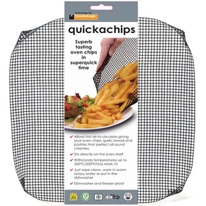 Quickachips - Mesh Oven Tray - Reusable - Black - Size: Standard - Picture 1 of 3