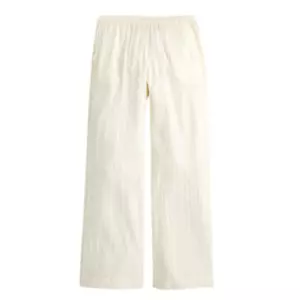 J Crew Relaxed beach pant in airy gauze Women’s Large White - Picture 1 of 9