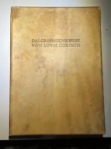 RARE FAMILY PROVENANCE: Das Graphische Werk von Lovis Corinth (1922) & Signed! - Picture 1 of 14