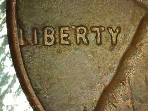 1958 Lincoln Wheat Penny TWO Die Chips, Big B, DDO, DDR, Multiple errors! #P11A4 - Picture 1 of 9
