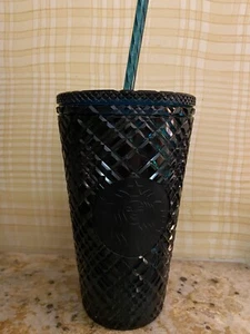 Neu 2021 Starbucks Jeweled Evergreen Green Acryl Cold Cup Tumbler 16oz - Bild 1 von 3
